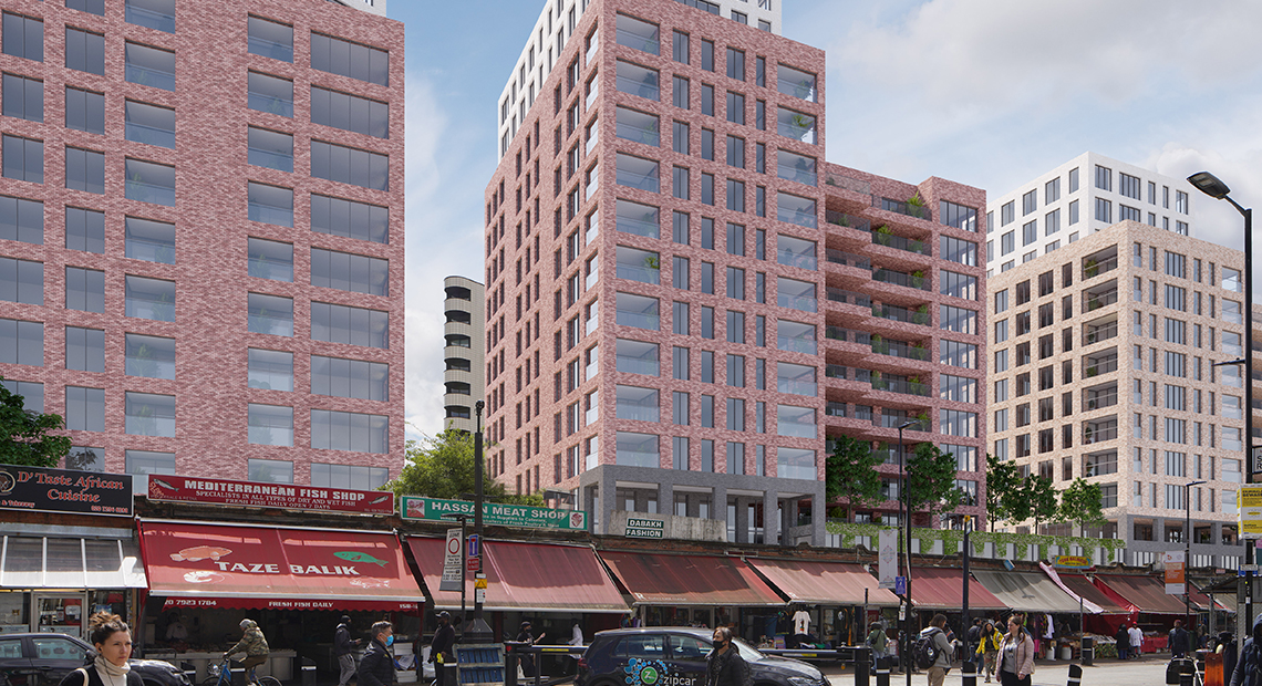 KINGSLAND SHOPPING CENTRE LB HACKNEY Centro